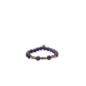 Amethyst Hamsa Bracelet