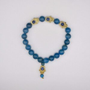 Apatite Hamsa Bracelet