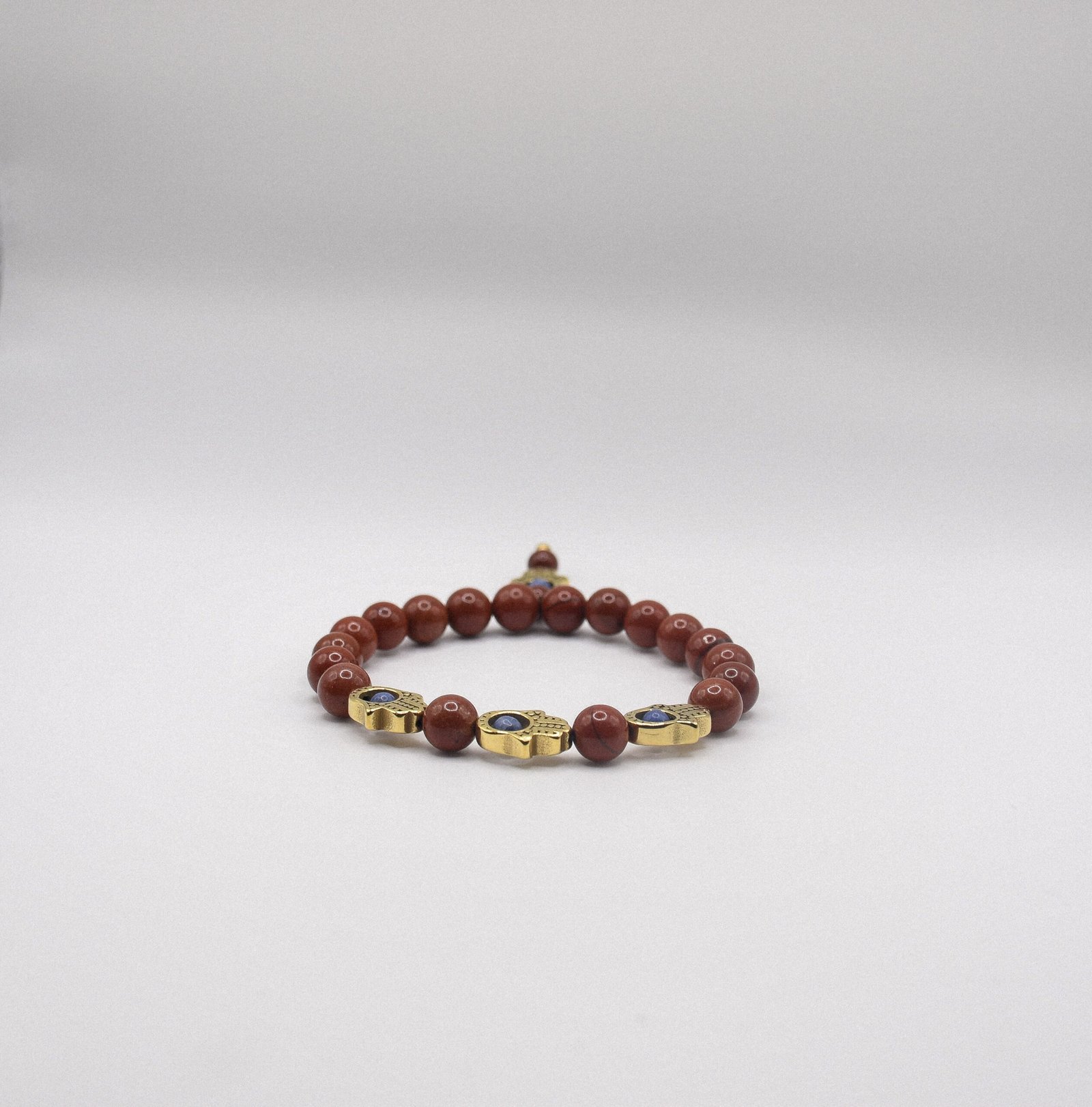 Red Jasper Hamsa Bracelet - Image 3