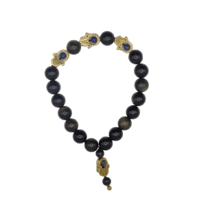 Onyx Hamsa Bracelet