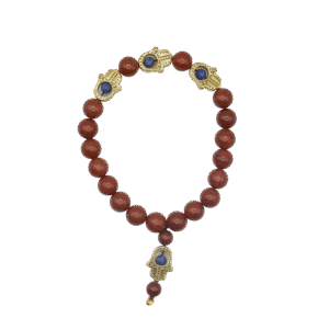 Red Jasper Hamsa Bracelet