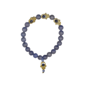 Tanzanite Hamsa Bracelet