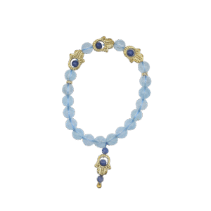 Topaz Hamsa Bracelet